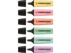 Överstrykningspenna BOSS pastell 6/fp - Primmeshiper