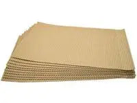 Wellpapp 50 x 70 cm Natur 10 ark/fp - Primmeshiper