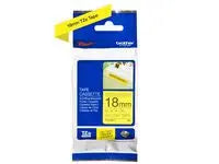 Tape BROTHER TZES641 18mm Svart på Gul Primmeshiper