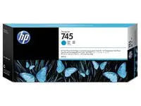 Bläckpatron HP F9K03A 745 cyan Primmeshiper