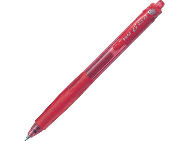 Gelpenna PILOT G-knock 0,7 röd - Primmeshiper