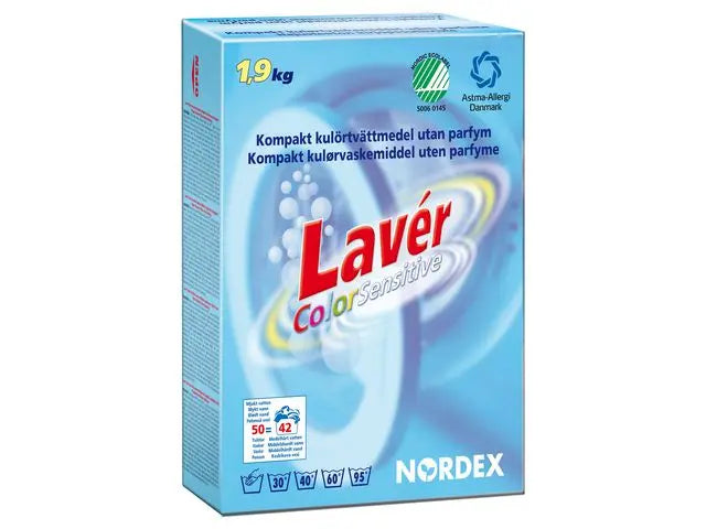 Tvättmedel LAVÉR Color Sens 1,9kg - Primmeshiper