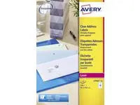 Etikett AVERY 99,1x38,1 transp 350/fp Primmeshiper