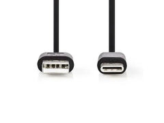 Kabel NEDIS USB-A-USB-C 2m svart - Primmeshiper