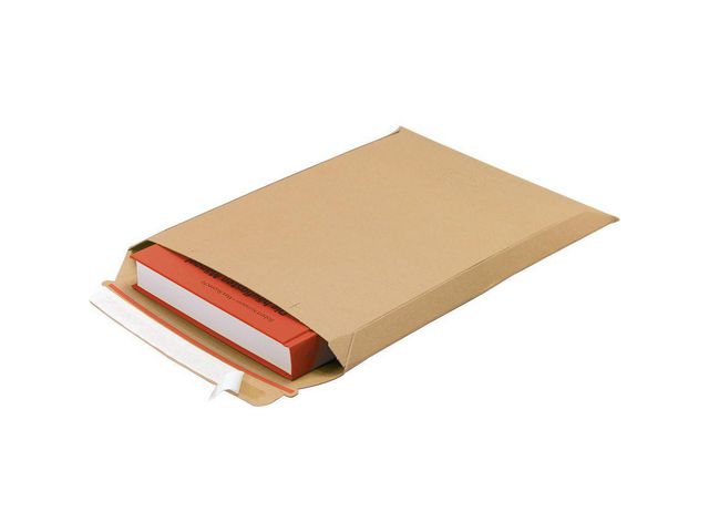Kartongpåse A5 265x210mm brun 200/fp Primmeshiper