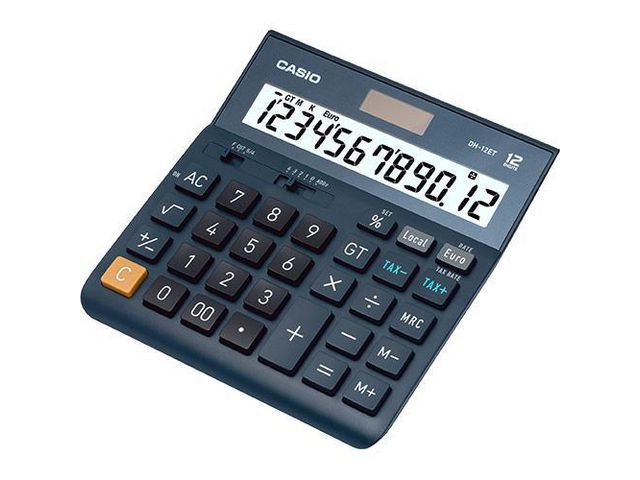 Bordsräknare CASIO DH-12ET svart - Primmeshiper