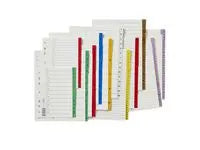 Pappregister BRIGHTOFF. 1-15 beige 10/fp - Primmeshiper