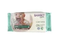 Våtservett BAMBO komposterbar 50/fp - Primmeshiper