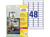 Etikett AVERY Slitst.45,7x21,2 960/fp - Primmeshiper