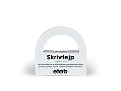 Skrivtejp av papper 15mmx10m vit Primmeshiper