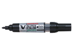 Märkpenna PILOT V Super Color rund svart - Primmeshiper