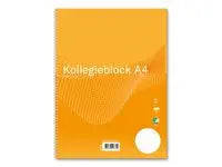 Kollegieblock FW A4 60g 70bl linj h gul - Primmeshiper