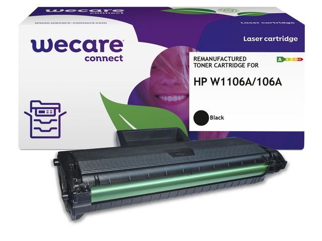 Toner WECARE HP W1106A 106A 1K svart