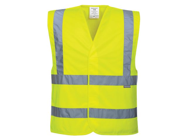 Portwest Hivis väst kl 2 gul S/M - Primmeshiper