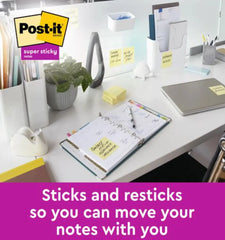 Notes POST-IT SS 76x76mm rec gul 3/fp - Primmeshiper